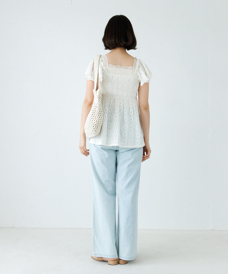 20%OFF】nostalgy flower top～ﾉｽﾀﾙｼﾞｰﾌﾗﾜｰﾄｯﾌﾟ | flower／フラワー