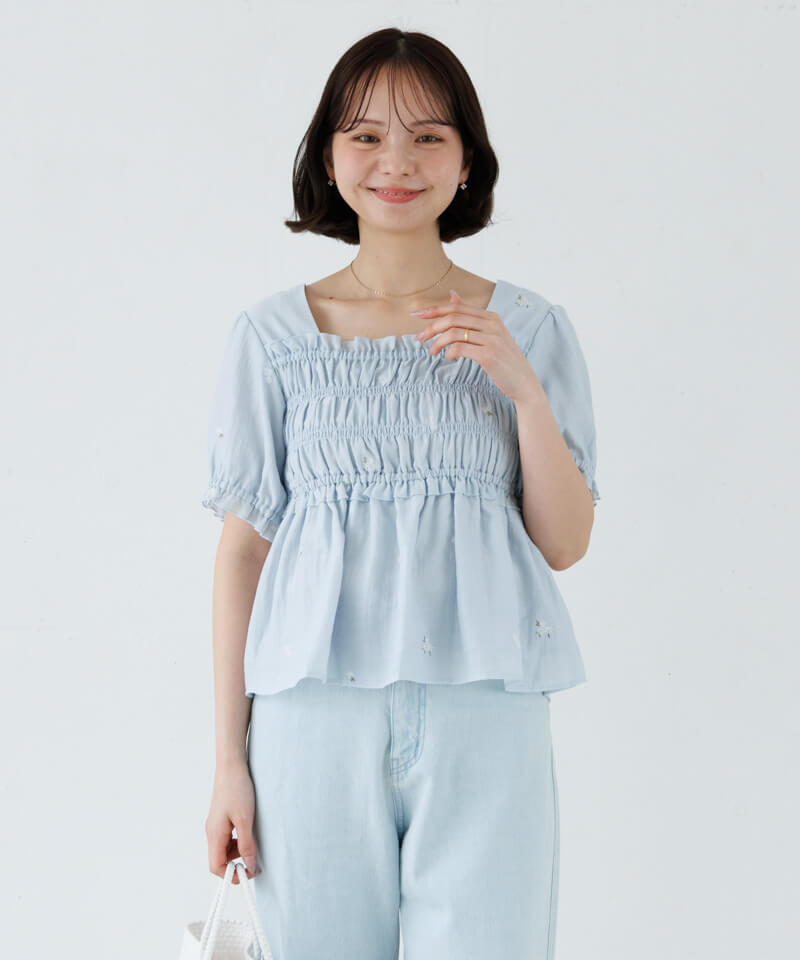10%OFF】sweet bloom blouse～ｽｳｨｰﾄﾌﾞﾙｰﾑﾌﾞﾗｳｽ | flower／フラワー公式通販