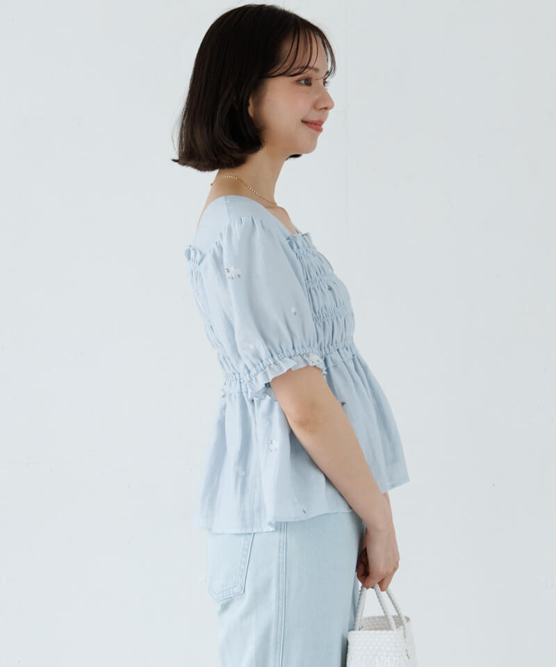 sweet bloom blouse～ｽｳｨｰﾄﾌﾞﾙｰﾑﾌﾞﾗｳｽ | flower／フラワー公式通販