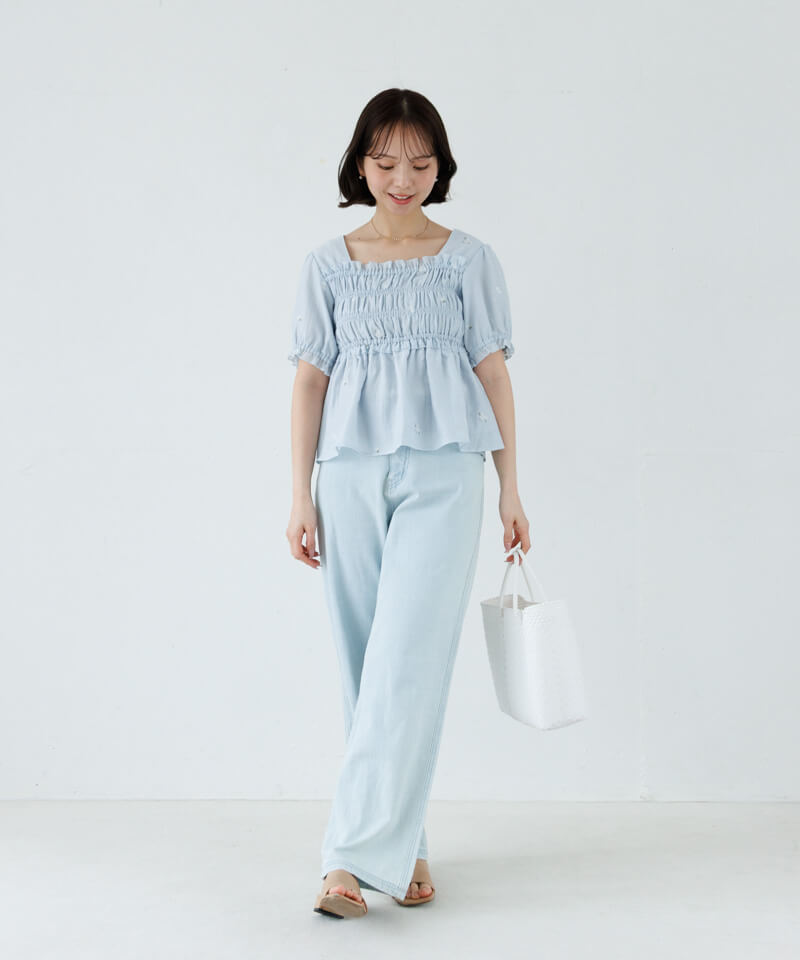 sweet bloom blouse～ｽｳｨｰﾄﾌﾞﾙｰﾑﾌﾞﾗｳｽ | flower／フラワー公式通販