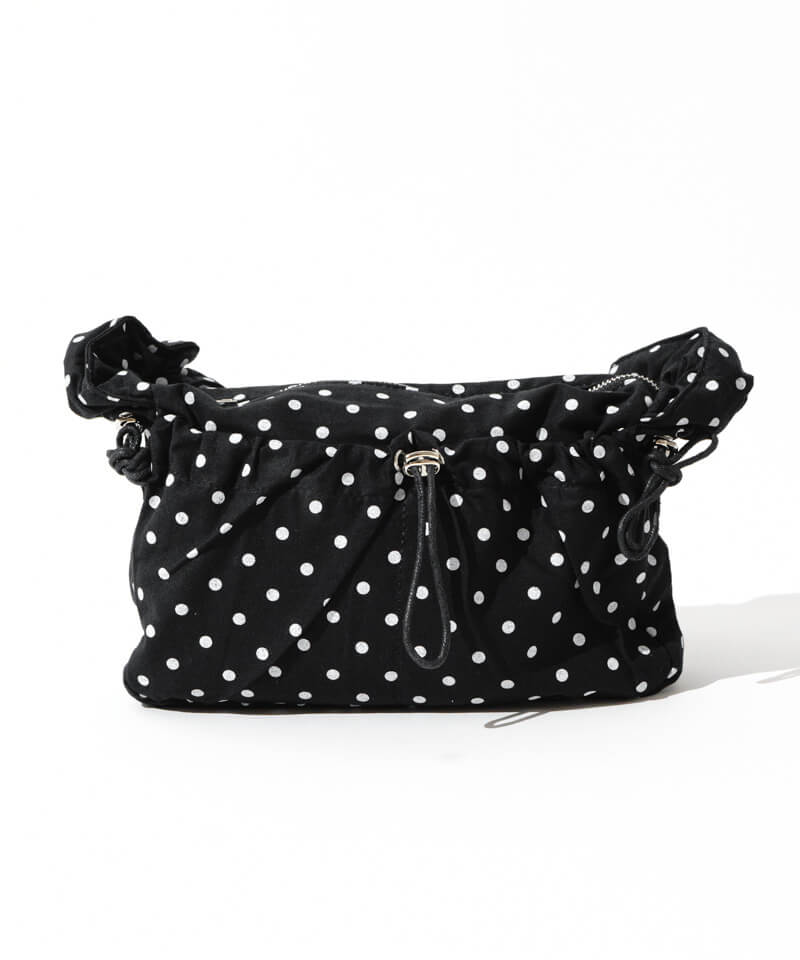 40%OFF】dot shirring bag～ﾄﾞｯﾄｼｬｰﾘﾝｸﾞﾊﾞｯｸﾞ | flower／フラワー公式通販