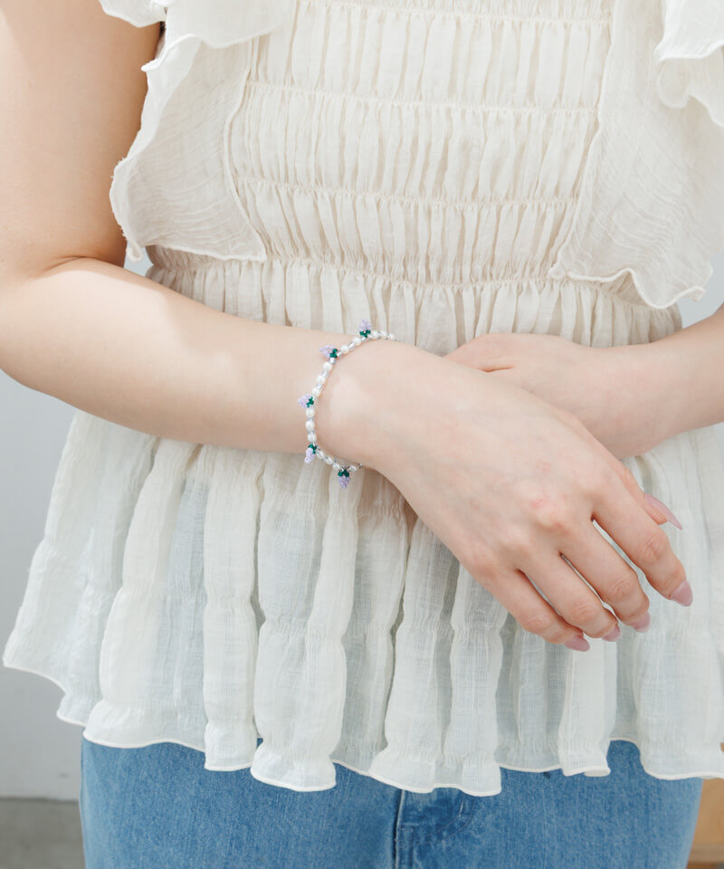もうすぐ締切予定[新品未使用品]BLOOM ブレスレット fresh bloom bracelet～ﾌﾚｯｼｭﾌﾞﾙｰﾑﾌﾞﾚｽﾚｯﾄ | flower／フラワー公式通販