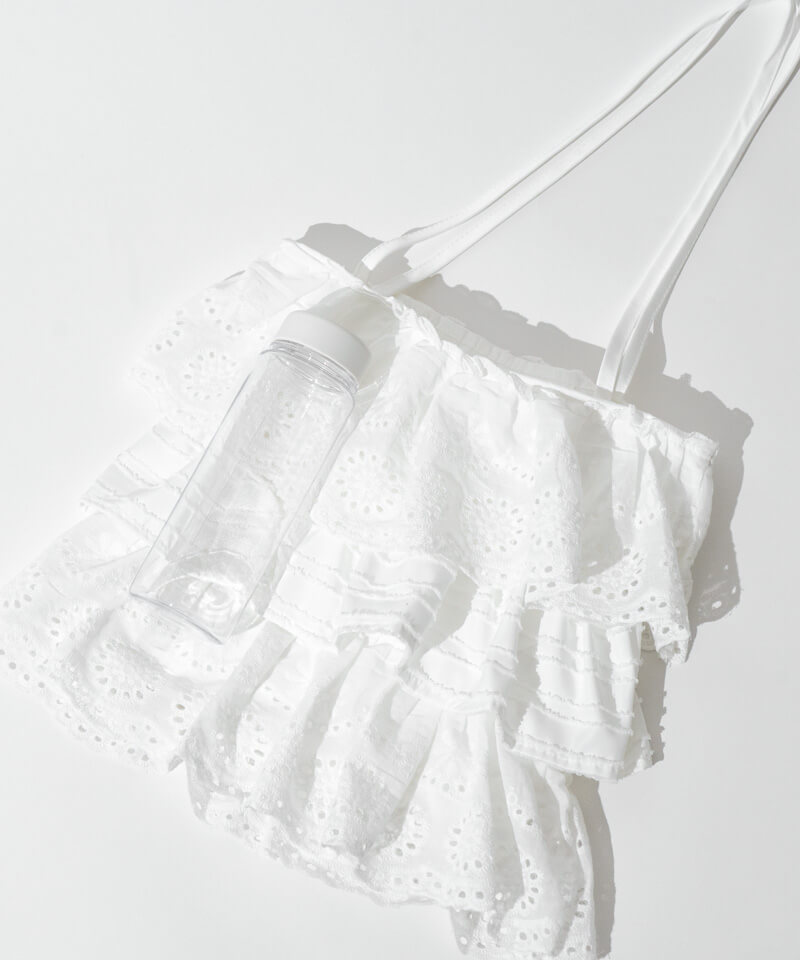 cotton frill bag～ｺｯﾄﾝﾌﾘﾙﾊﾞｯｸﾞ | flower／フラワー公式通販