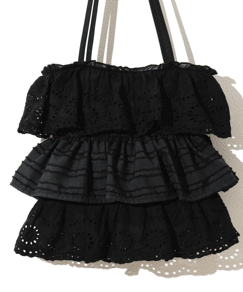 cotton frill bag～ｺｯﾄﾝﾌﾘﾙﾊﾞｯｸﾞ | flower／フラワー公式通販
