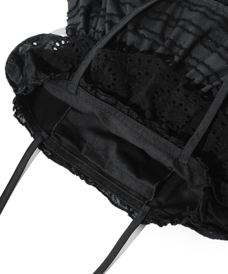 cotton frill bag～ｺｯﾄﾝﾌﾘﾙﾊﾞｯｸﾞ | flower／フラワー公式通販