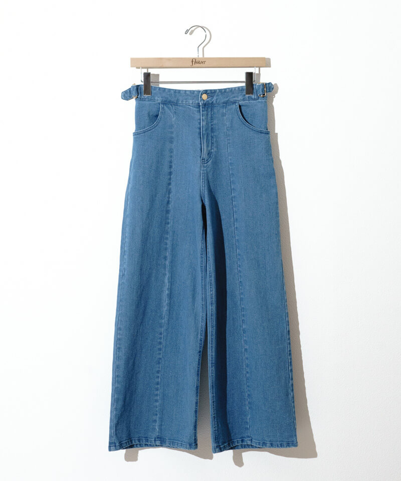 40%OFF】front switching pants～ﾌﾛﾝﾄｽｲｯﾁﾝｸﾞﾊﾟﾝﾂ | flower／フラワー