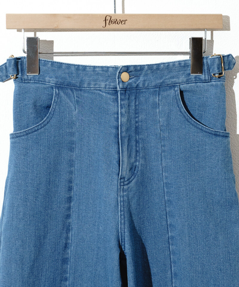 40%OFF】front switching pants～ﾌﾛﾝﾄｽｲｯﾁﾝｸﾞﾊﾟﾝﾂ | flower／フラワー