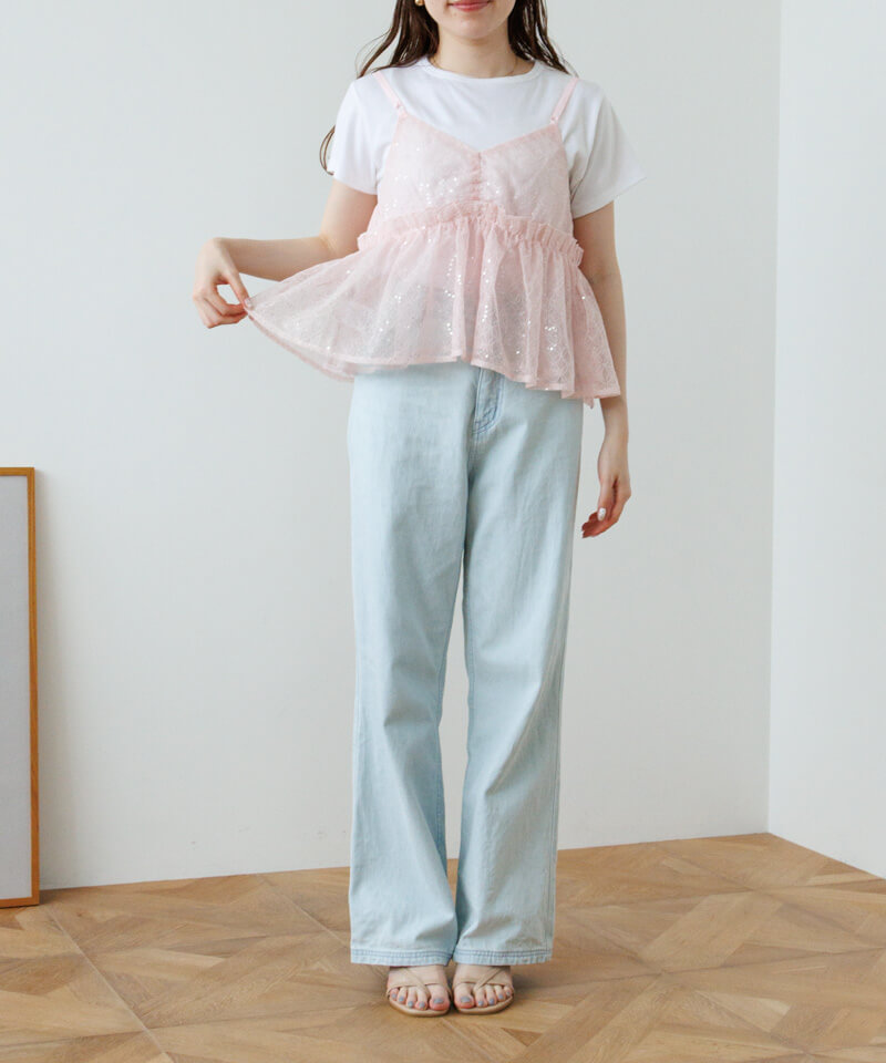 20%OFF】twinkle tulle bustier～ﾄｩｲﾝｸﾙﾁｭｰﾙﾋﾞｽﾁｪ | flower／フラワー