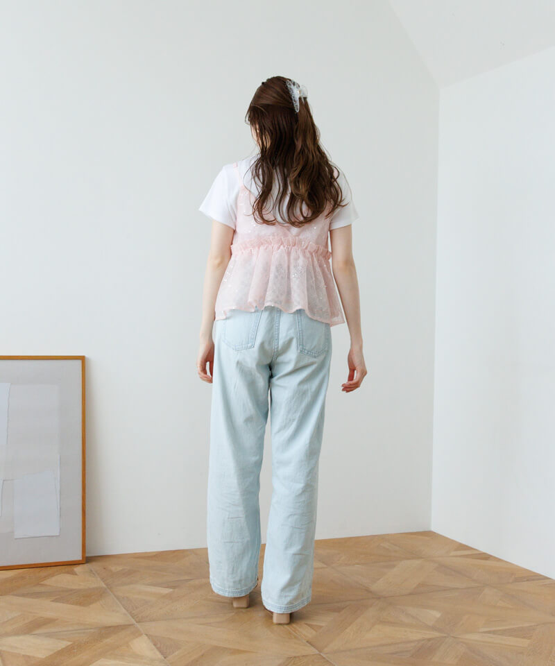 20%OFF】twinkle tulle bustier～ﾄｩｲﾝｸﾙﾁｭｰﾙﾋﾞｽﾁｪ | flower／フラワー
