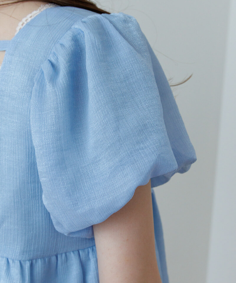20%OFF】twinkle gather blouse～ﾄｩｲﾝｸﾙｷﾞｬｻﾞｰﾌﾞﾗｳｽ | flower