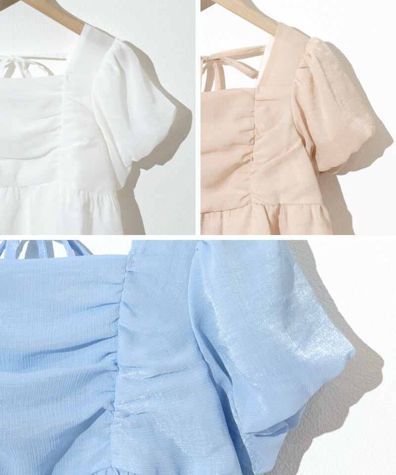 twinkle gather blouse～ﾄｩｲﾝｸﾙｷﾞｬｻﾞｰﾌﾞﾗｳｽ | flower／フラワー公式通販