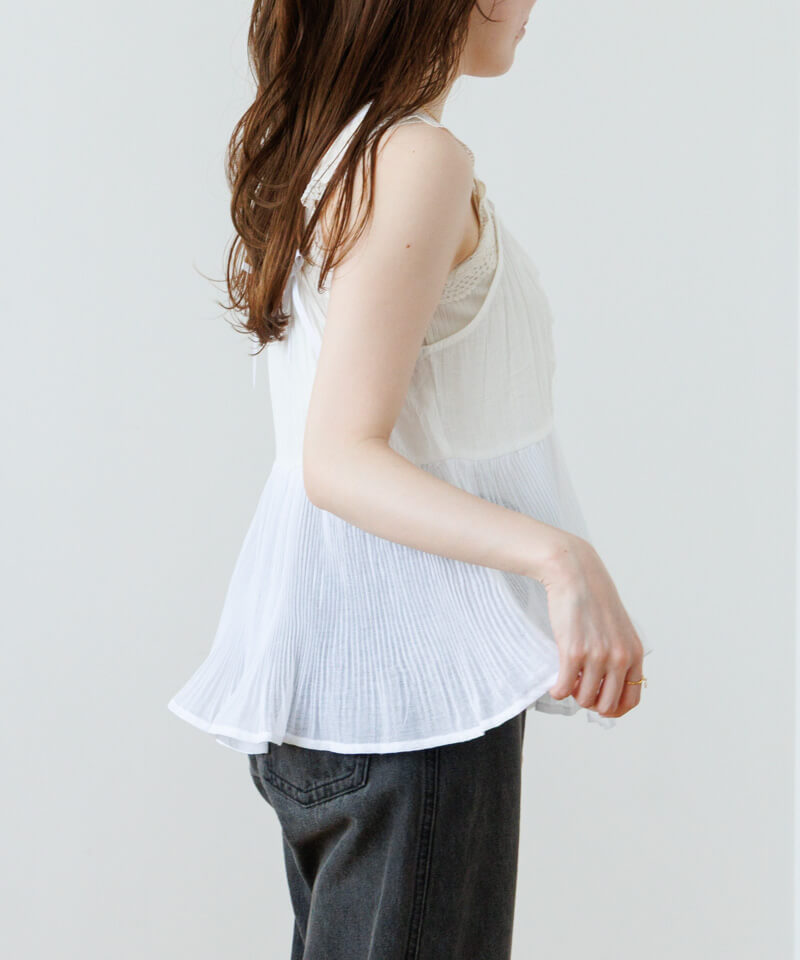 classic pleats bustier～ｸﾗｼｯｸﾌﾟﾘｰﾂﾋﾞｽﾁｪ | flower／フラワー公式通販