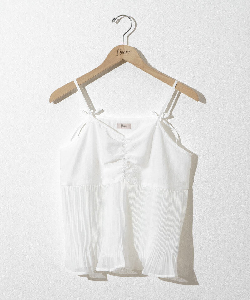 50%OFF】classic pleats bustier～ｸﾗｼｯｸﾌﾟﾘｰﾂﾋﾞｽﾁｪ | flower／フラワー