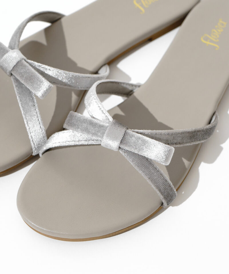 velour ribbon sandal～ﾍﾞﾛｱﾘﾎﾞﾝｻﾝﾀﾞﾙ | flower／フラワー公式通販