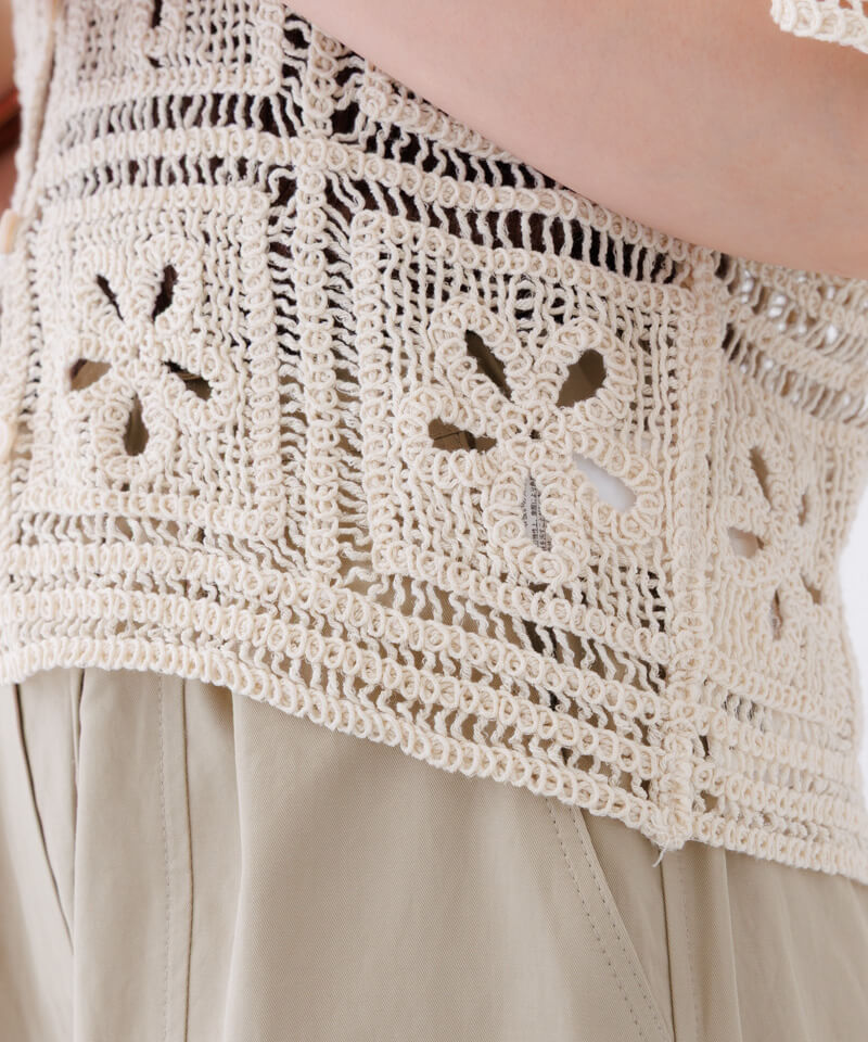 30%OFF】crochet flower top～ｸﾛｼｪﾌﾗﾜｰﾄｯﾌﾟ | flower／フラワー公式通販