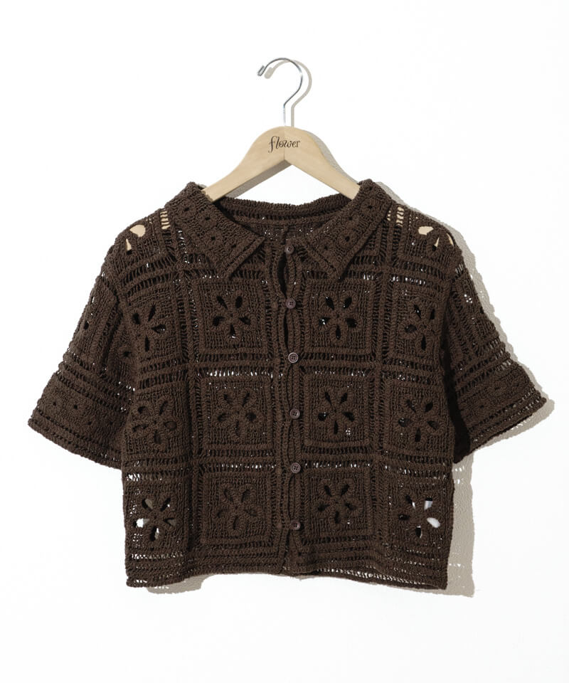 30%OFF】crochet flower top～ｸﾛｼｪﾌﾗﾜｰﾄｯﾌﾟ | flower／フラワー公式通販