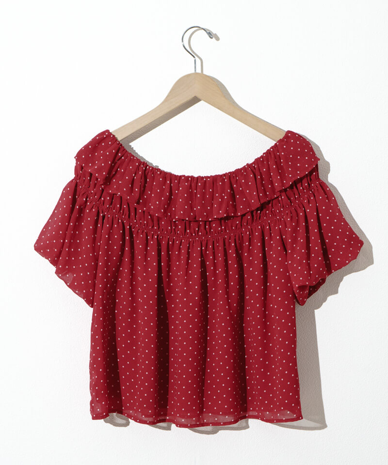 60%OFF】breezy dot blouse～ﾌﾞﾘｰｼﾞｰﾄﾞｯﾄﾌﾞﾗｳｽ | flower／フラワー公式通販
