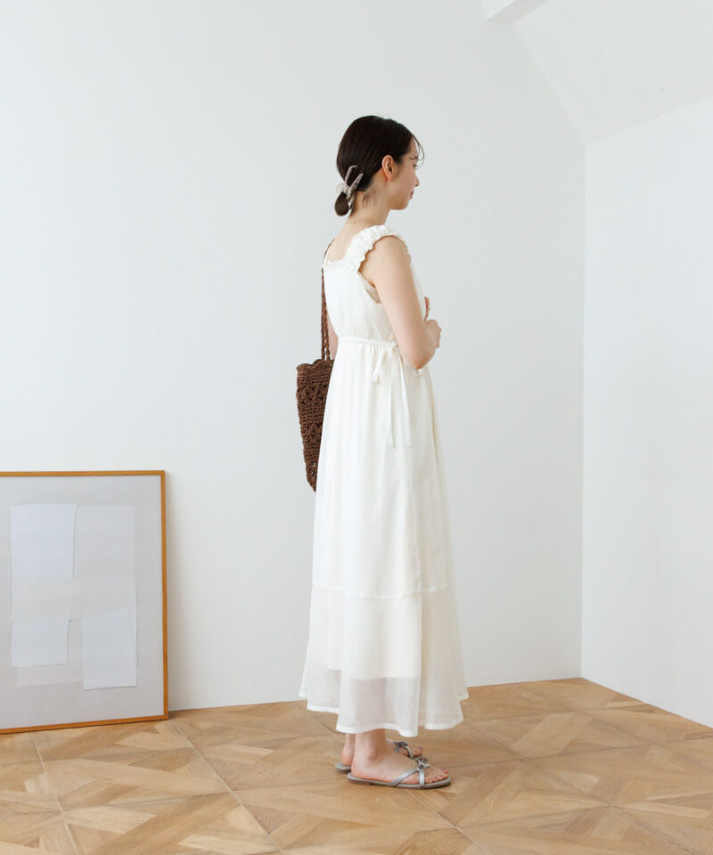 glowy tiered onepiece～ｸﾞﾛｰｳｨｰﾃｨｱｰﾄﾞﾜﾝﾋﾟｰｽ | flower／フラワー公式通販