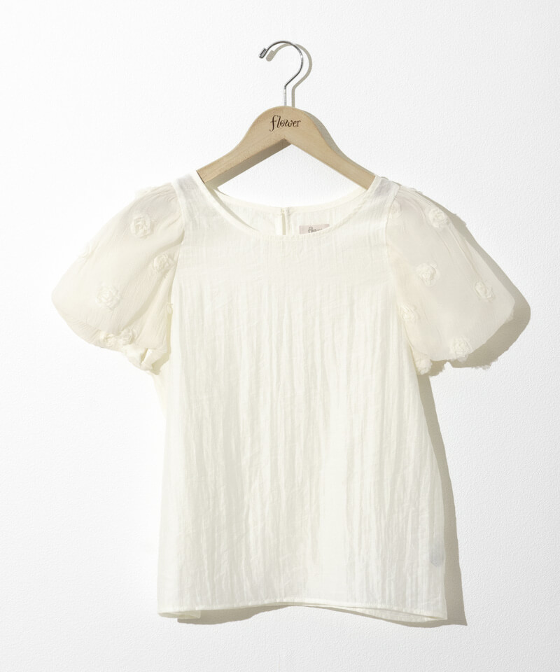 30%OFF】rose puff blouse～ﾛｰｽﾞﾊﾟﾌﾌﾞﾗｳｽ | flower／フラワー公式通販
