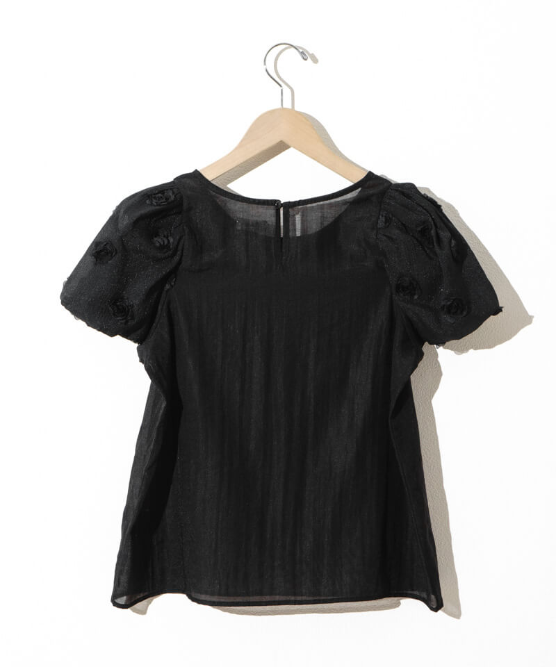 rose puff blouse～ﾛｰｽﾞﾊﾟﾌﾌﾞﾗｳｽ | flower／フラワー公式通販