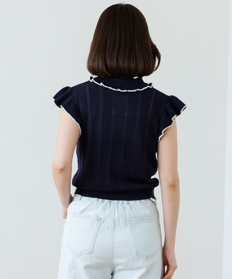 20%OFF】summery polo top～ｻﾏﾘｰﾎﾟﾛﾄｯﾌﾟ | flower／フラワー公式通販