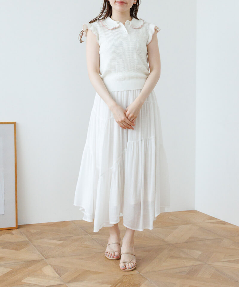 20%OFF】summery polo top～ｻﾏﾘｰﾎﾟﾛﾄｯﾌﾟ | flower／フラワー公式通販