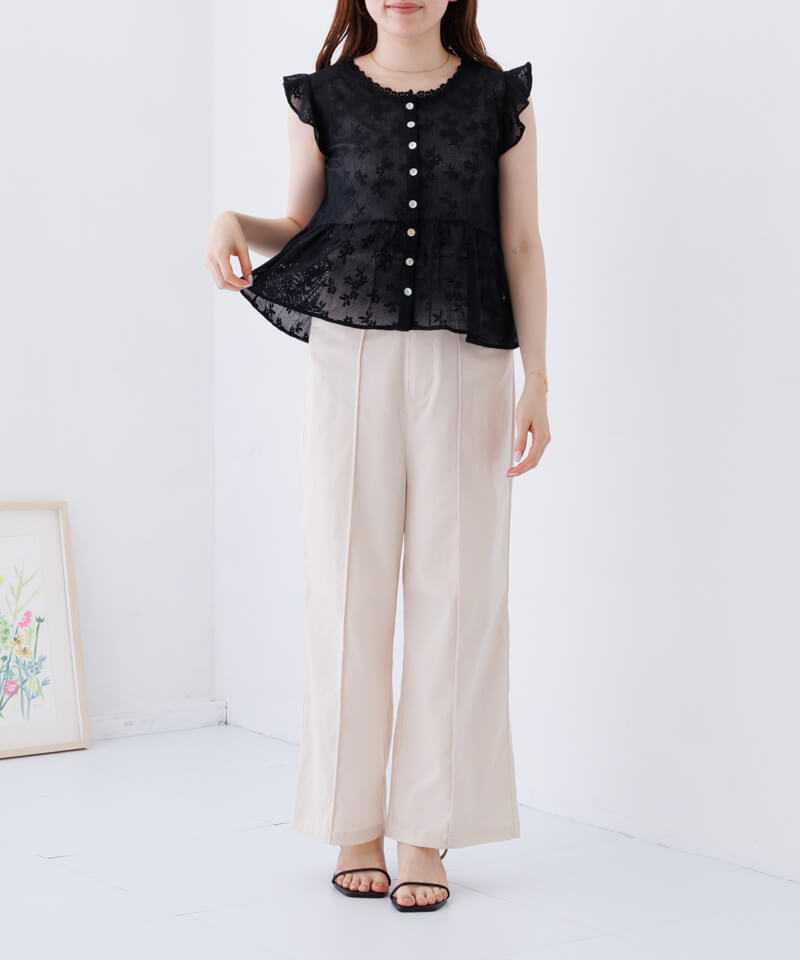 primitive lace top～ﾌﾟﾘﾐﾃｨﾌﾞﾚｰｽﾄｯﾌﾟ | flower／フラワー公式通販