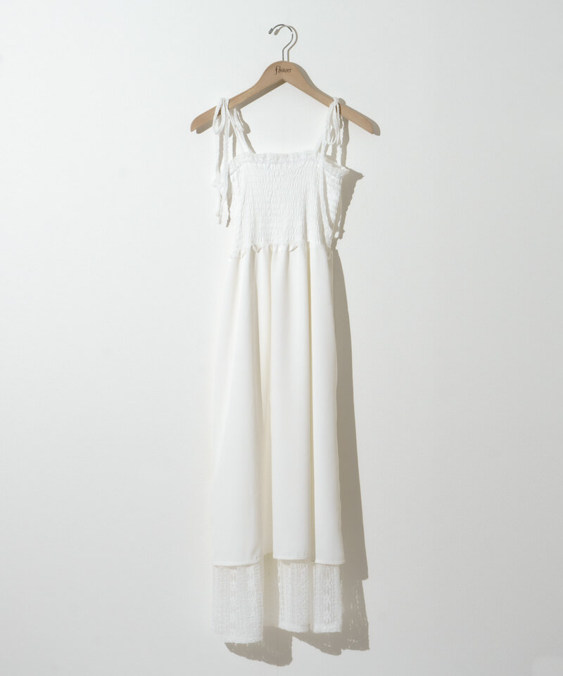 bloom lace onepiece～ﾌﾞﾙｰﾑﾚｰｽﾜﾝﾋﾟｰｽ | flower／フラワー公式通販