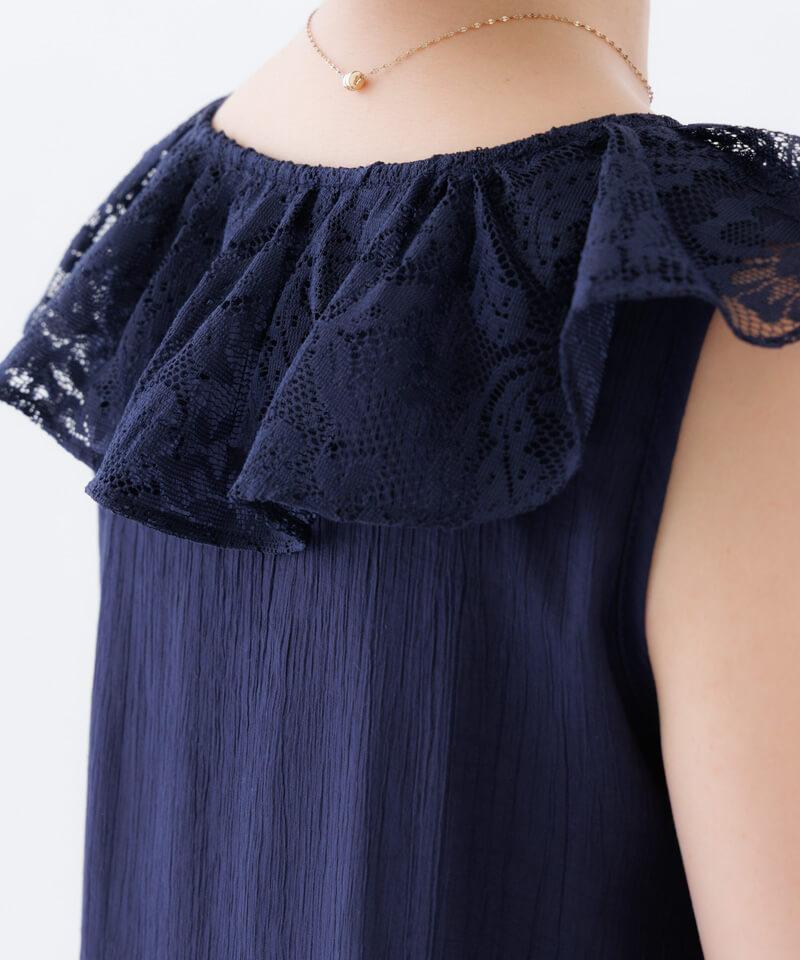 30%OFF】bloom collar top～ﾌﾞﾙｰﾑｶﾗｰﾄｯﾌﾟ | flower／フラワー公式通販