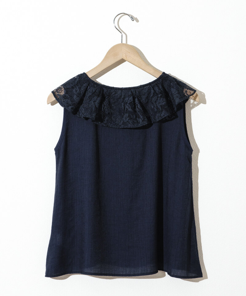 bloom collar top～ﾌﾞﾙｰﾑｶﾗｰﾄｯﾌﾟ | flower／フラワー公式通販