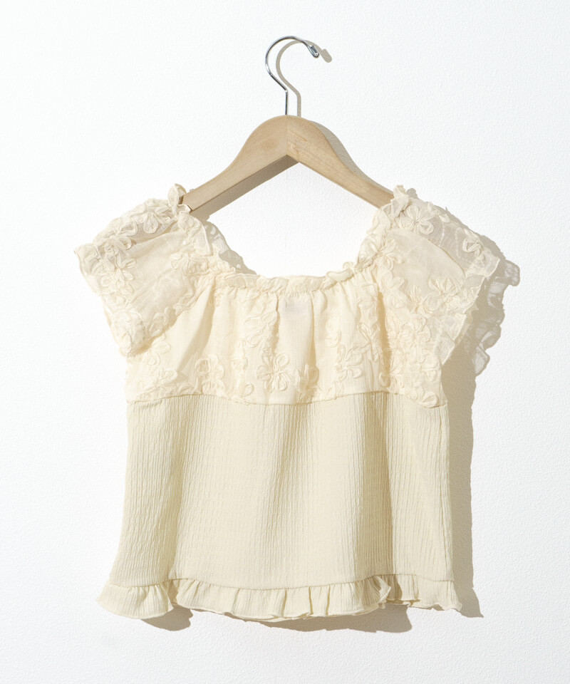 cherish chou puff top～ﾁｪﾘｯｼｭｼｭｰﾊﾟﾌﾄｯﾌﾟ | flower／フラワー公式通販
