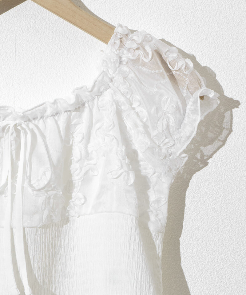 cherish chou puff top～ﾁｪﾘｯｼｭｼｭｰﾊﾟﾌﾄｯﾌﾟ | flower／フラワー公式通販