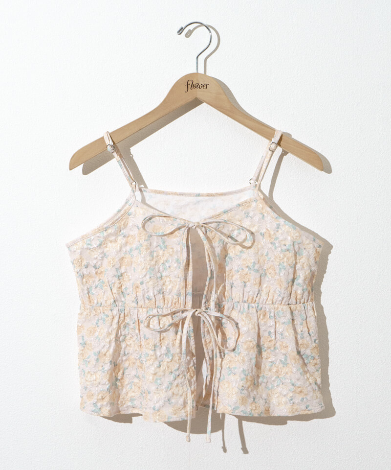 blossom jacquard top～ﾌﾞﾛｯｻﾑｼﾞｬｶﾞｰﾄﾞﾄｯﾌﾟ | flower／フラワー公式通販