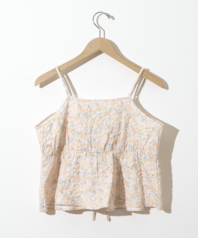 blossom jacquard top～ﾌﾞﾛｯｻﾑｼﾞｬｶﾞｰﾄﾞﾄｯﾌﾟ | flower／フラワー公式通販