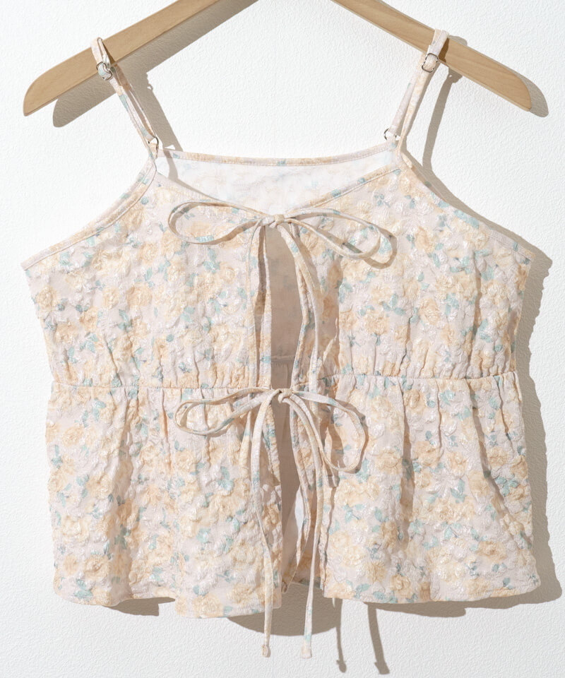 blossom jacquard top～ﾌﾞﾛｯｻﾑｼﾞｬｶﾞｰﾄﾞﾄｯﾌﾟ | flower／フラワー公式通販