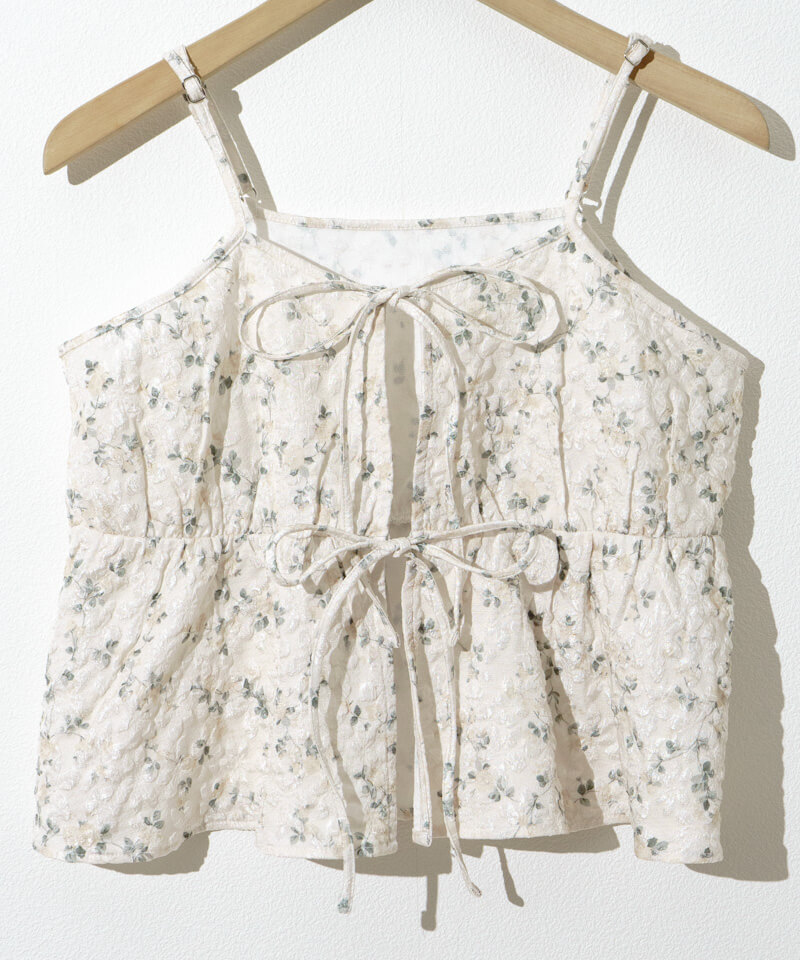 blossom jacquard top～ﾌﾞﾛｯｻﾑｼﾞｬｶﾞｰﾄﾞﾄｯﾌﾟ | flower／フラワー公式通販
