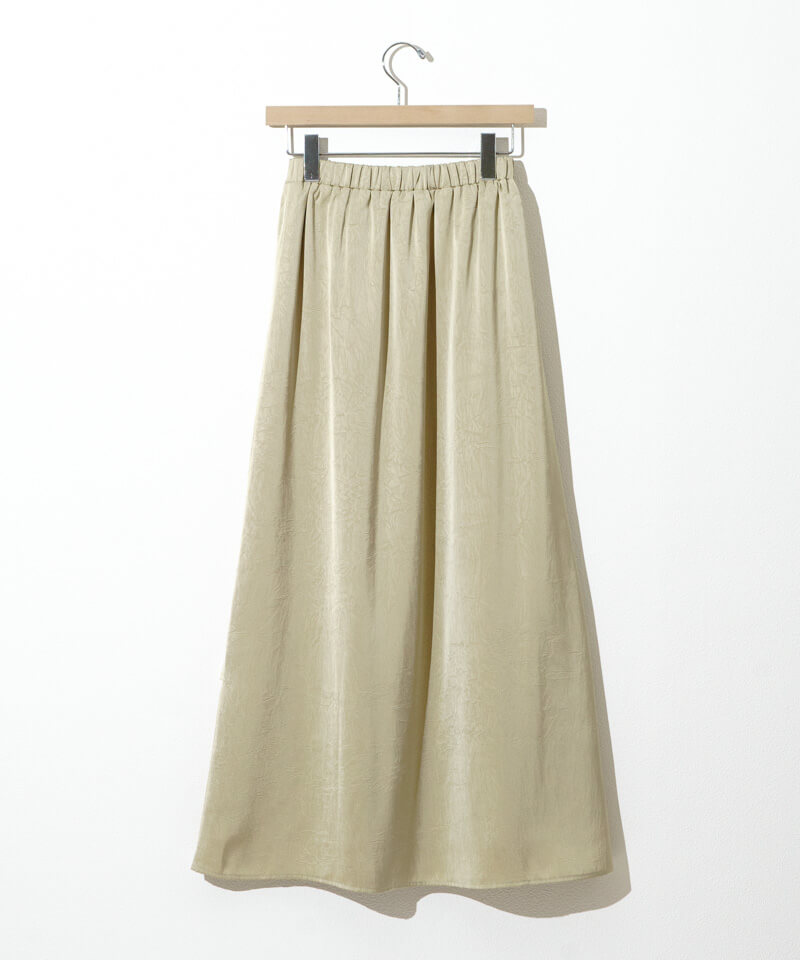 未使用 digne satin flare skirt サテンフレアスカート satin flare skirt～ｻﾃﾝﾌﾚｱｽｶｰﾄ | flower／フラワー公式通販