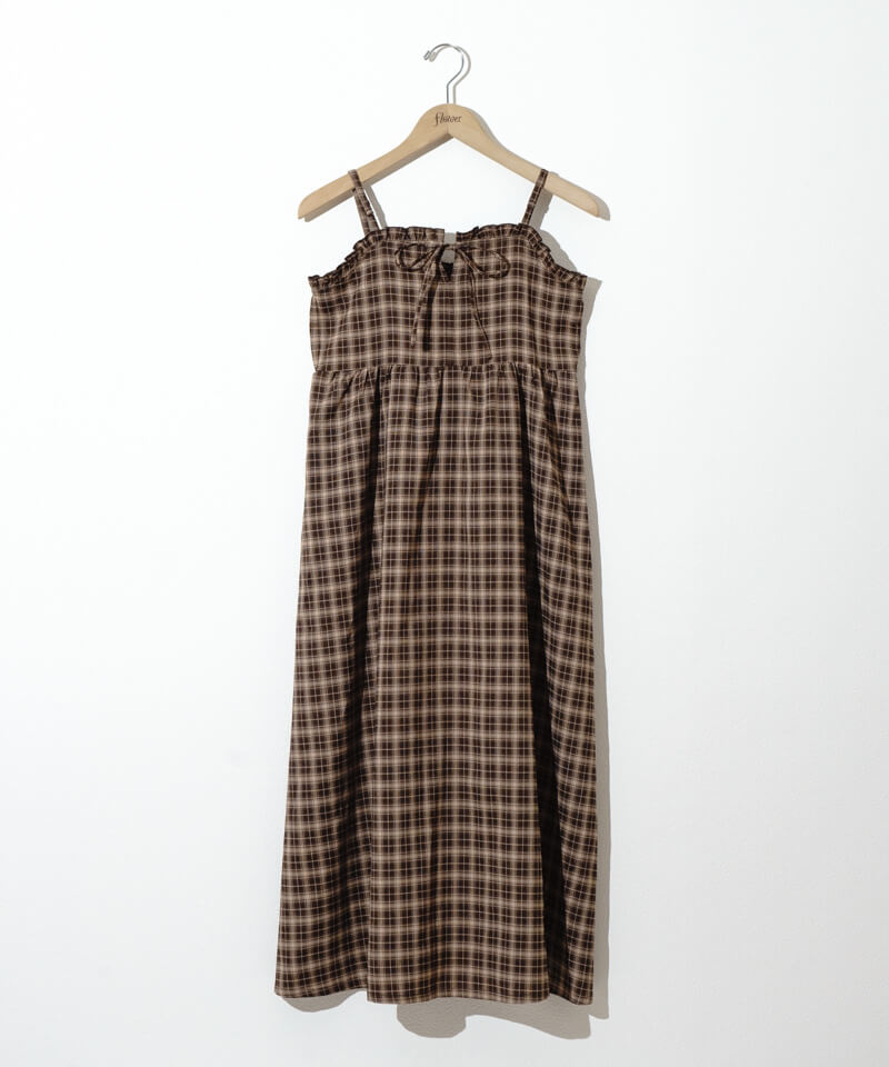 Check and ribbon waltz ワンピース ribbon check onepiece～ﾘﾎﾞﾝﾁｪｯｸﾜﾝﾋﾟｰｽ | flower／フラワー公式通販