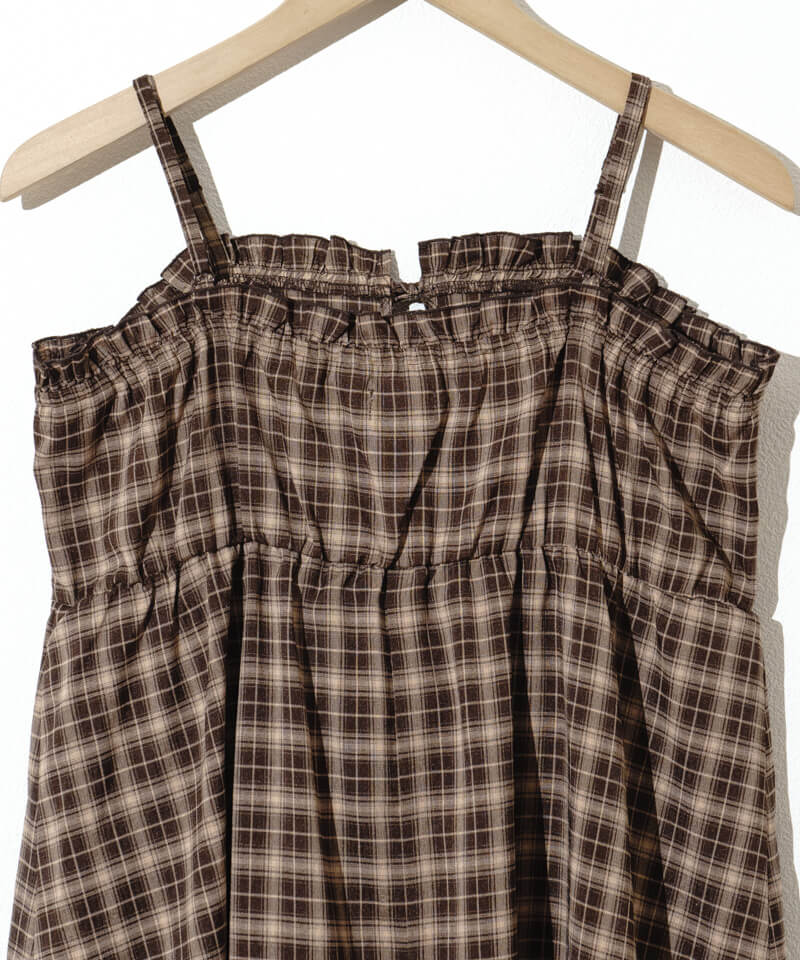 ribbon check onepiece～ﾘﾎﾞﾝﾁｪｯｸﾜﾝﾋﾟｰｽ | flower／フラワー公式通販