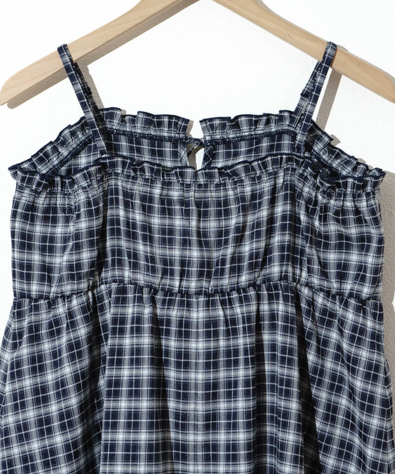 ribbon check onepiece～ﾘﾎﾞﾝﾁｪｯｸﾜﾝﾋﾟｰｽ | flower／フラワー公式通販