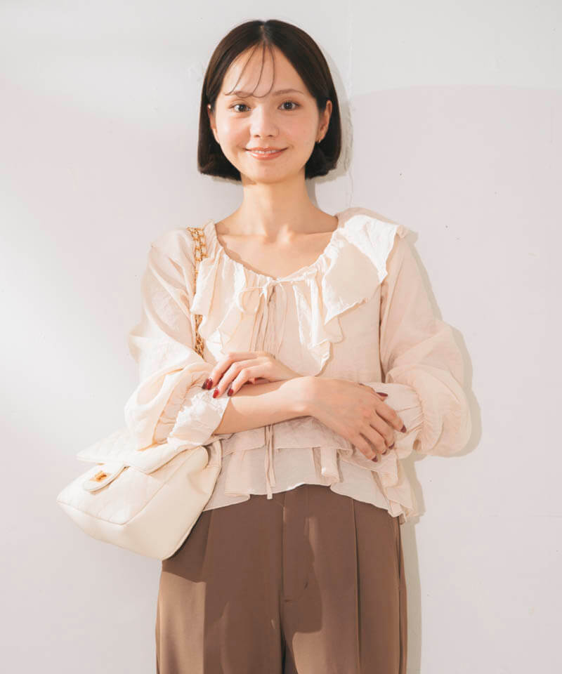 frill ensemble topの着用イメージ2