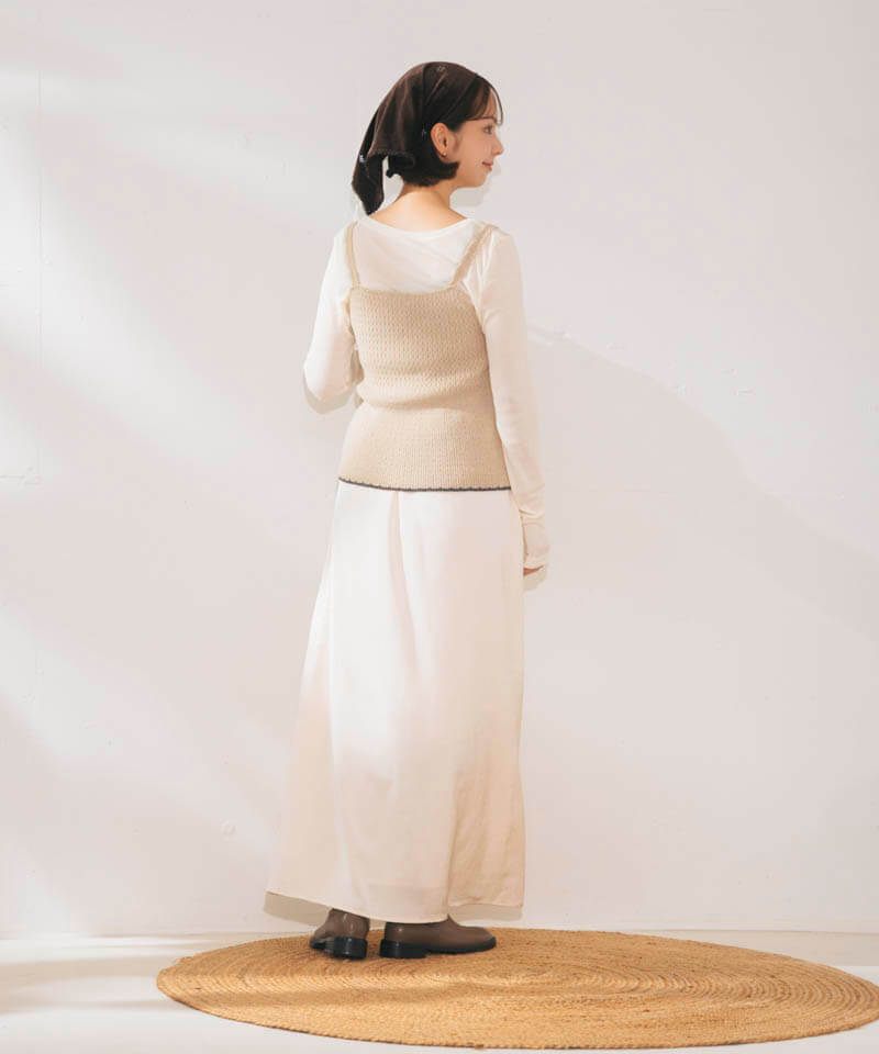 cachecoeur knit cami～ｶｼｭｸｰﾙﾆｯﾄｷｬﾐ | flower／フラワー公式通販