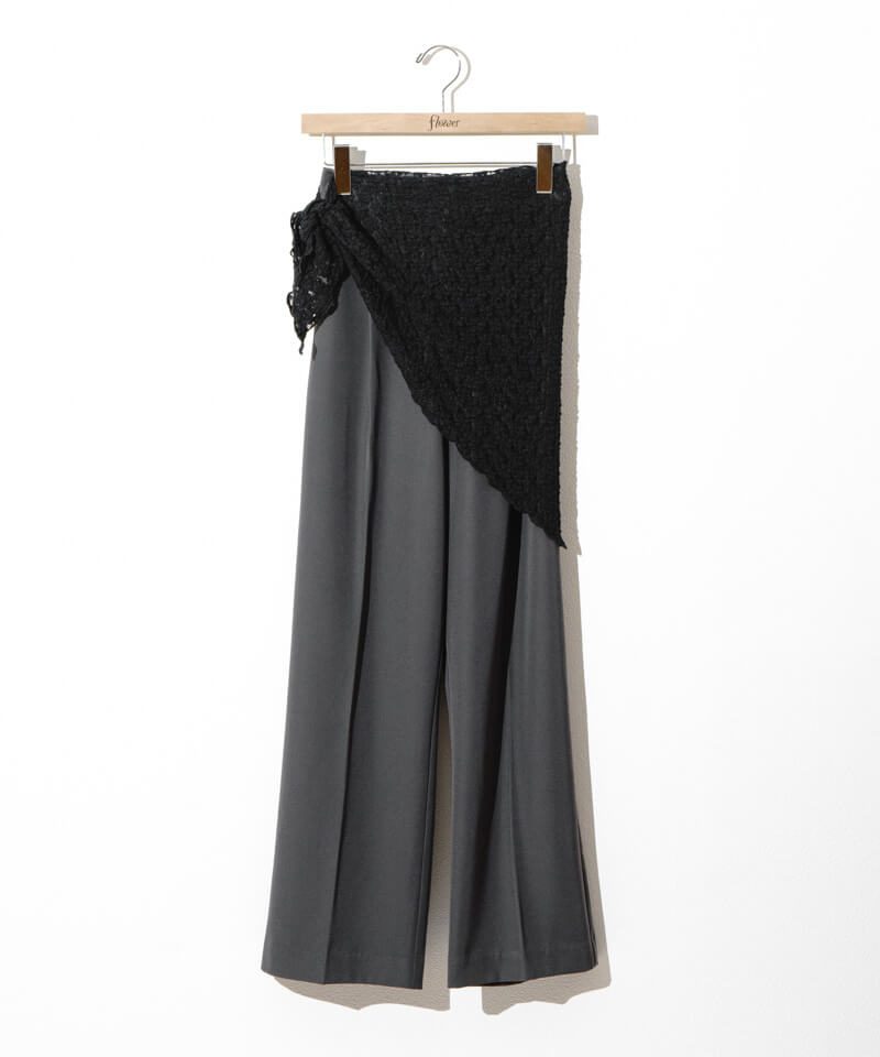 lace layered pants～ﾚｰｽﾚｲﾔｰﾄﾞﾊﾟﾝﾂ | flower／フラワー公式通販