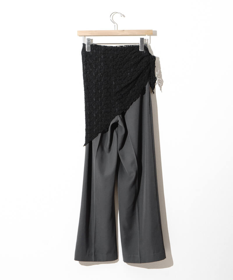 lace layered pants～ﾚｰｽﾚｲﾔｰﾄﾞﾊﾟﾝﾂ | flower／フラワー公式通販