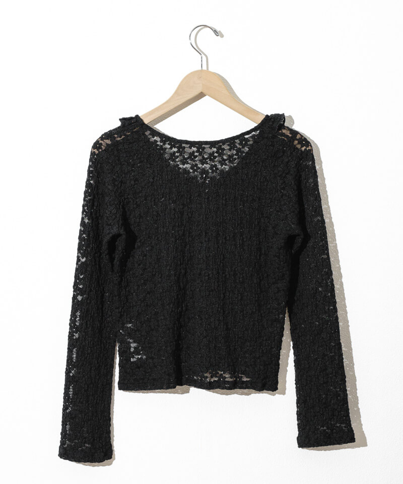 frill lace cardigan～ﾌﾘﾙﾚｰｽｶｰﾃﾞｨｶﾞﾝ | flower／フラワー公式通販