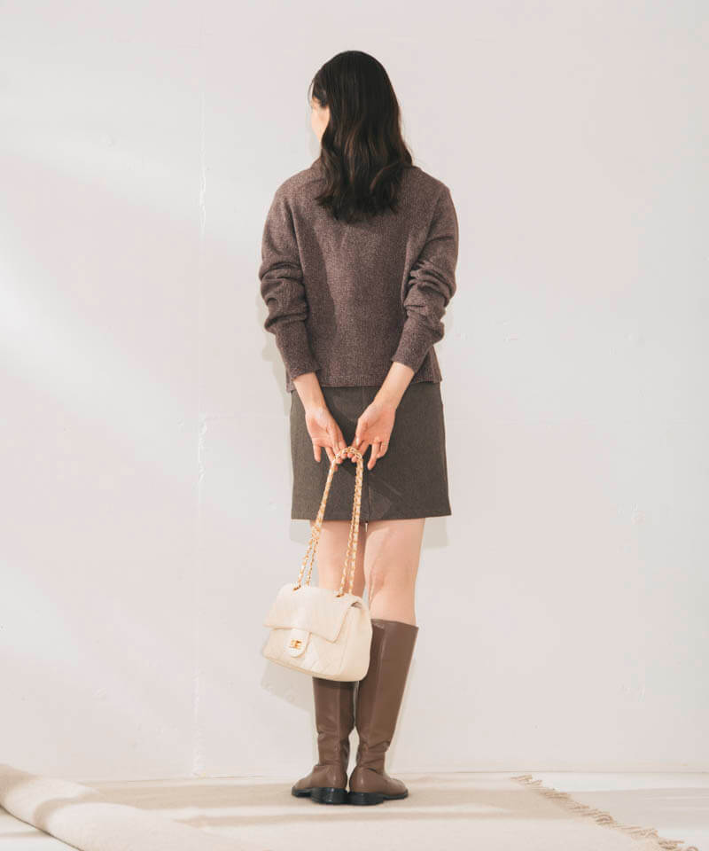 lady melange cardigan～ﾚﾃﾞｨｰﾒﾗﾝｼﾞｶｰﾃﾞｨｶﾞﾝ | flower／フラワー公式通販