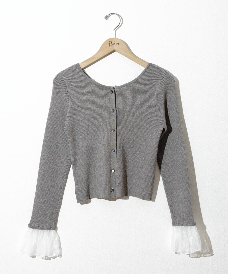 2way lace cardigan Ivory