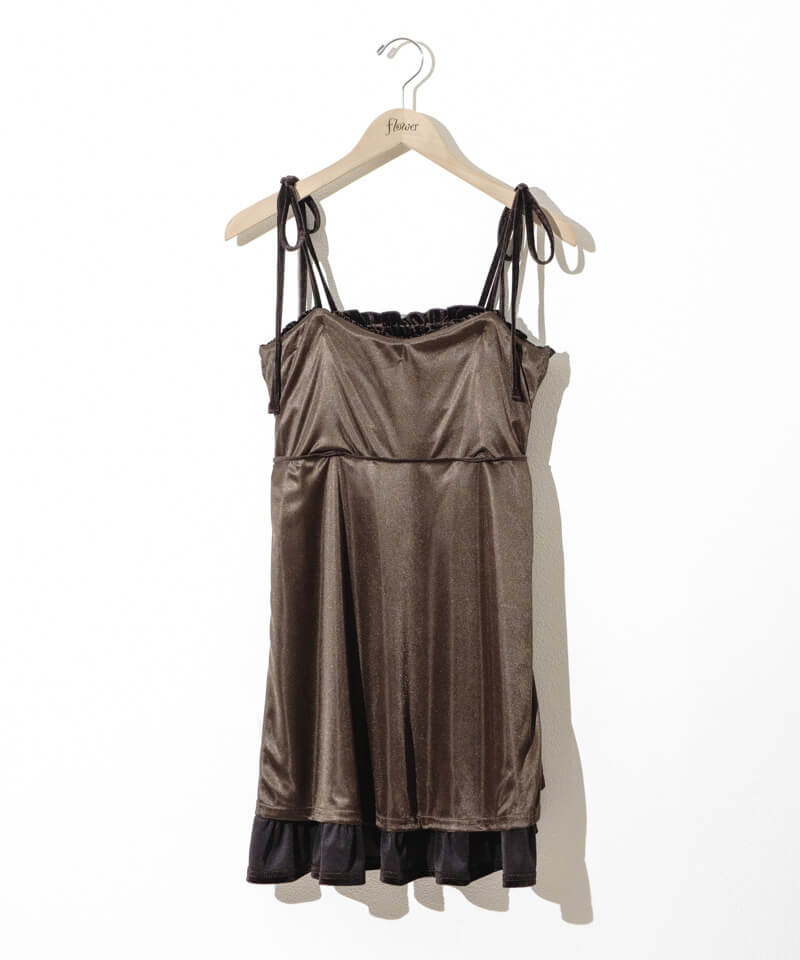 velour mini onepiece～ﾍﾞﾛｱﾐﾆﾜﾝﾋﾟｰｽ | flower／フラワー公式通販