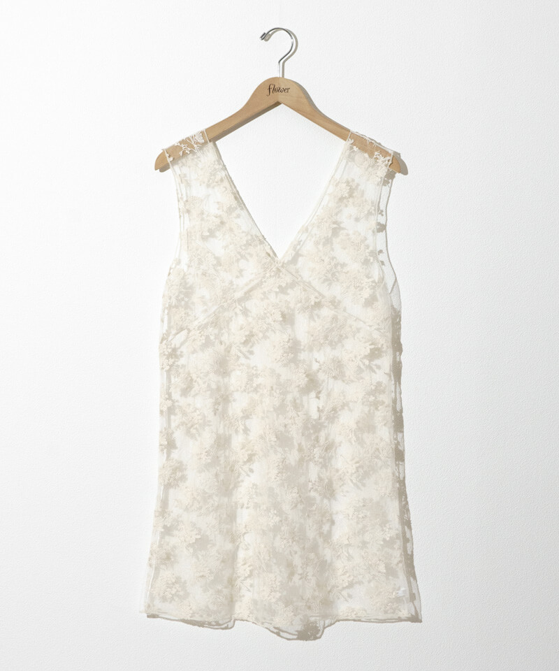 layered sheer onepiece～ﾚｲﾔｰﾄﾞｼｱｰﾜﾝﾋﾟｰｽ | flower／フラワー公式通販