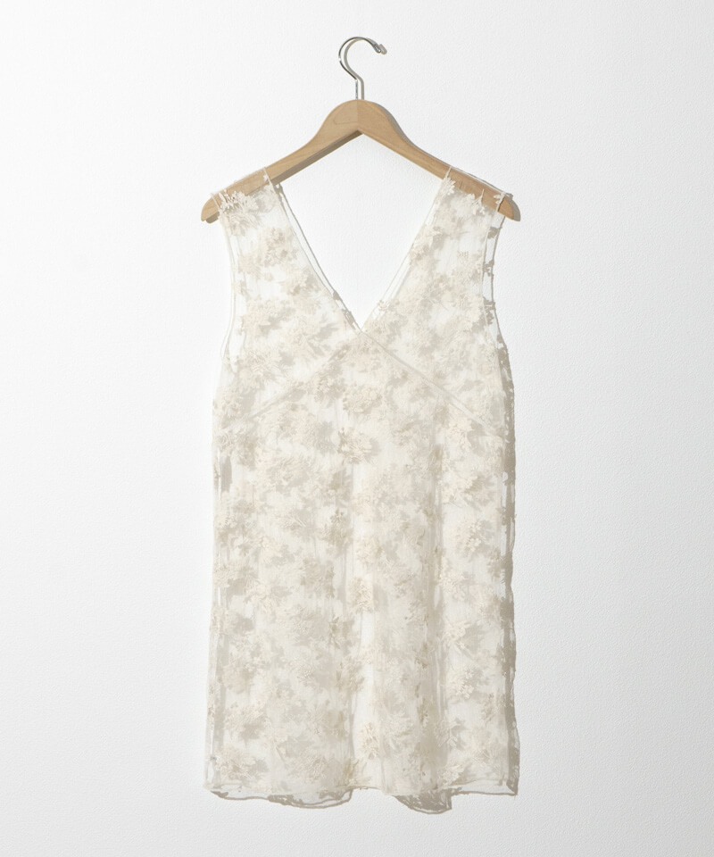 layered sheer onepiece～ﾚｲﾔｰﾄﾞｼｱｰﾜﾝﾋﾟｰｽ | flower／フラワー公式通販